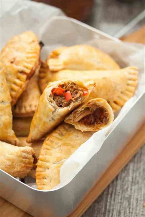 Baked Spicy Pulled Pork Empanadas With Avocado Cream Sauce And Chunky