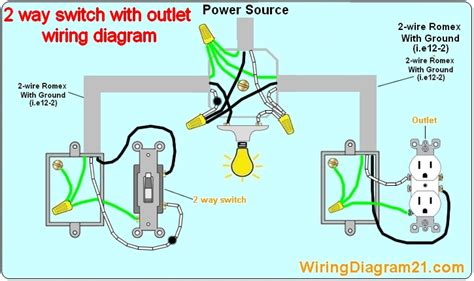 2 Way Light Switch Wiring
