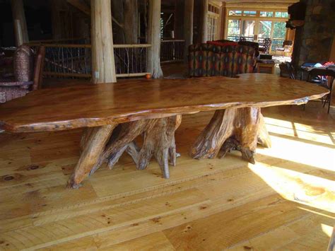 Rustic Table Rustic Dining Tables Live Edge Wood Slabs