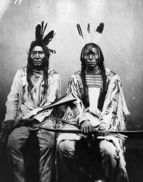 Atsina Men 1872 North American Indians Native American Native