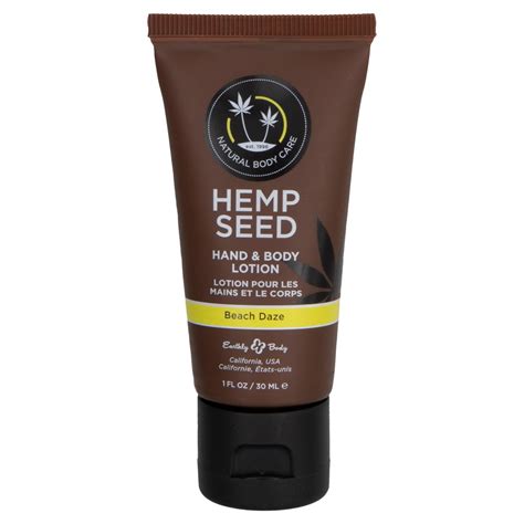 earthly body hemp seed hand and body lotion beauty care choices