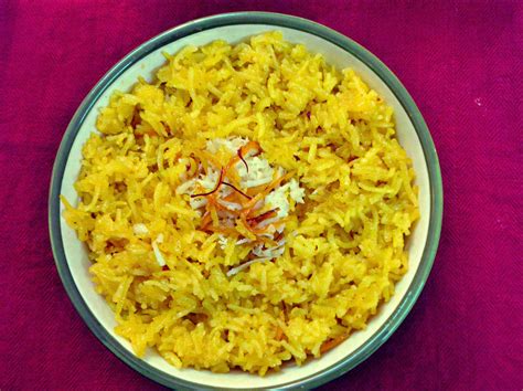 Food Finally Authentic After Years Zarda The Sweet Saffron Rice