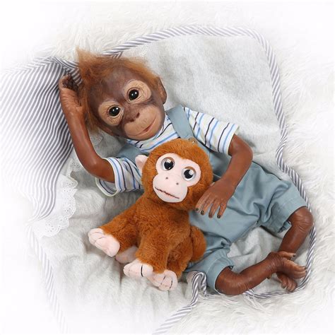 20 Lifelike Reborn Monkey Girl Boy Dolls Twins Monkey Baby Dolls Vinyl