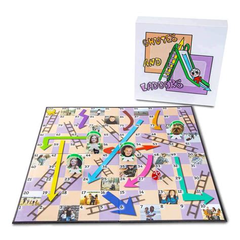 Customized Chutes And Ladders Board Game Youre On Deck
