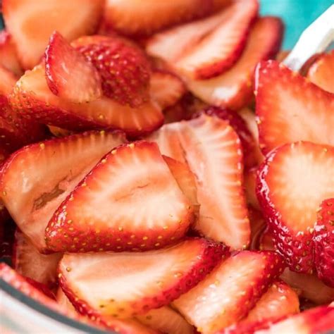 Macerated Strawberries Sugar Spun Run