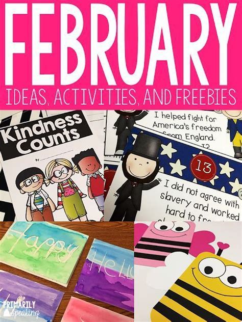 February Round Up February Ideas February Teaching Preschool Activities