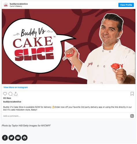 Cake Boss Star Buddy Valastro Launches New Brand Buddy Vs Cake Slice