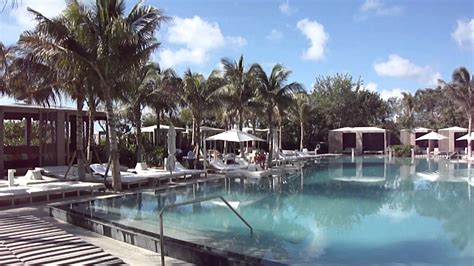 W Hotel Miami South Beach Pool View Morning Youtube
