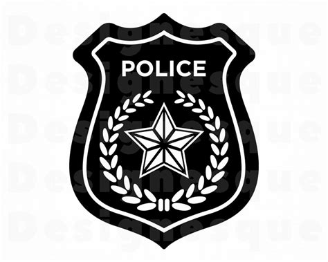 Police Badge SVG Police SVG Police Clipart Police Files for | Etsy