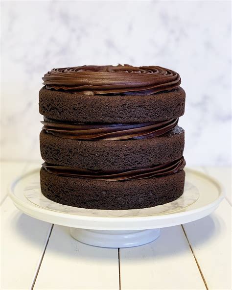 Naked Chocolate Cake The Velvet Cake Co Freshly Baked