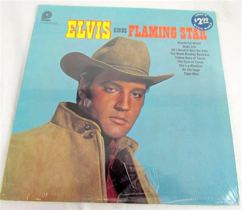 Elvis Presley Elvis Sings Flaming Star Lp Rca Rec Cas