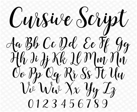 Cursive Calligraphy Fonts A To Z Ubicaciondepersonascdmxgobmx