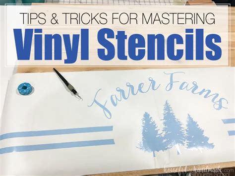 Make Vinyl Stencils For Wood Signs With Your Silhouette Cameolike A