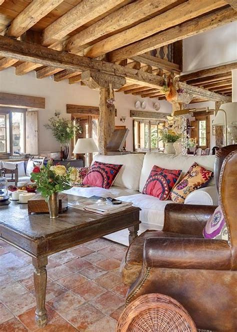Cozy Living Room Designs With Exposed Wooden Beams Digsdigs My Xxx Hot Girl