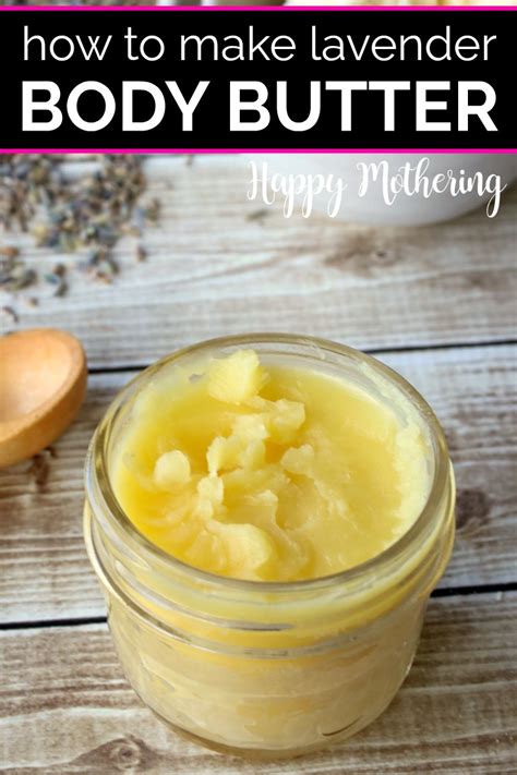 How To Make Lavender Body Butter In A Jar Lavender Body Butter Diy