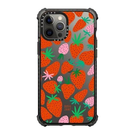 Strawberries By Bodil Jane Casetify Apple Phone Case Tough Iphone