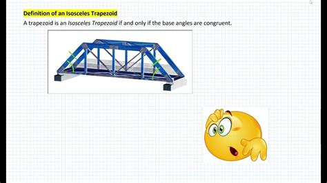 Definition And Properties Of Trapezoids Youtube