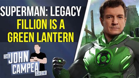 Superman Legacy Adds Nathan Fillion As A Green Lantern Youtube