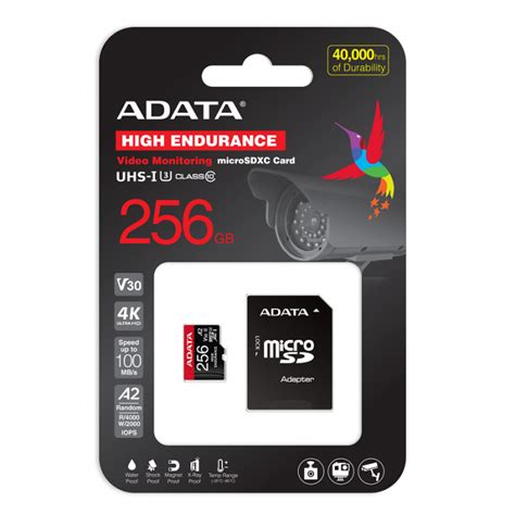 Adata Micro Sd Premier Pro V30s Cl10 256gb