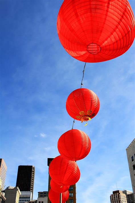 Chinese New Year Lanterns Free Stock Photo Public Domain Pictures