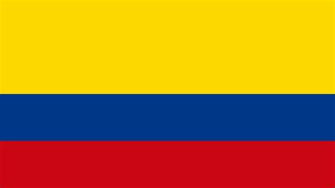 Consiste en un rectángulo dividido en tres franjas coloreadas con los antiguos colores primarios, ocupando la superior la mitad de este. La bandera representativa de Colombia | Colombia flag ...