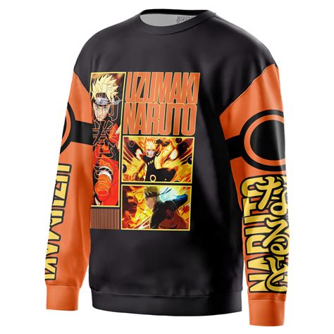 Uzumaki Naruto Naruto Shippuden Streetwear Sweatshirt Anime Ape