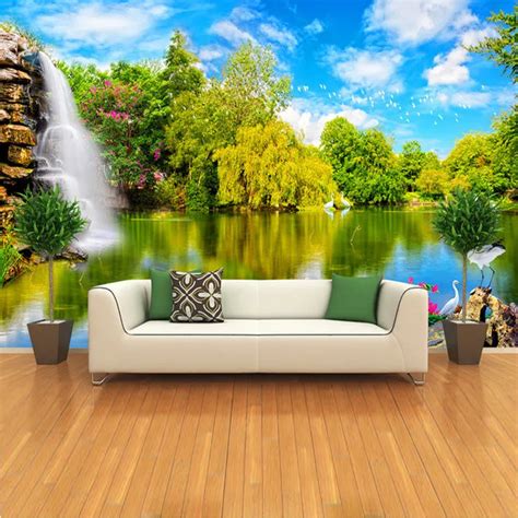 Piczene 3d Scenery Wallpaper For Wall