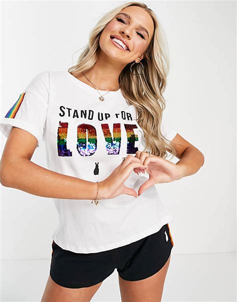 Ann Summers Stand Up For Love Short Pyjama Set In Multi Asos