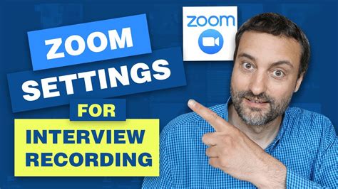 Zoom Settings For Interview Recording Explained Youtube