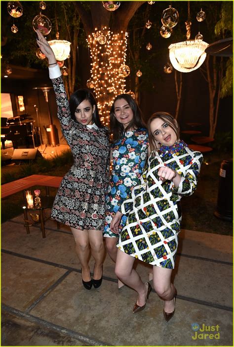 Maia Mitchell Sofia Carson And Laura Marano Are Disney Darlings At Just Jared Jrs Dinner