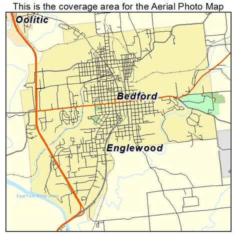 Aerial Photography Map Of Bedford In Indiana