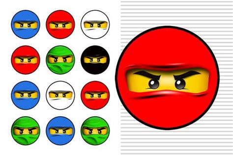 Lego Ninjago Face Template