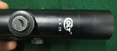 Original Factory Colt Ar15 Scope 4x20 Very Clear For Sale At Gunauction