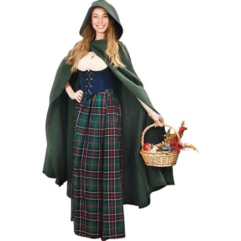 Scottish Lass Outfit Highland Lass Outfit Medieval Collectibles
