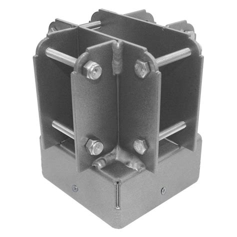 Yardistry 4 In X 4 In Aluminum Post Top Connector Yp21012 The Home