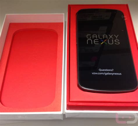 Gallery Verizons 4g Lte Galaxy Nexus Unboxes For Your Viewing Pleasure