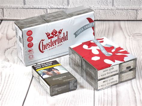 Chesterfield Red King Size 10 Packs Of 20 Cigarettes 200