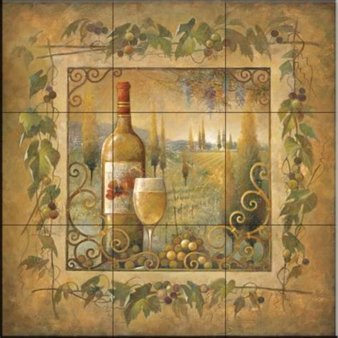 Check out our tuscan backsplash selection for the very best in unique or custom, handmade pieces from our кухонный декор shops. Kitchen tiles of Wine - Backsplash ideas - Villa Tuscan ...