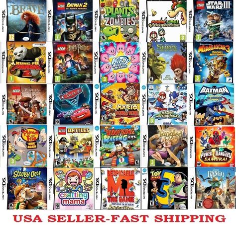 100 best ds games of all time. 225 nintendo DS games for ds dsi dsi XL or 3DS