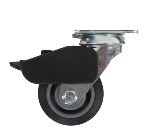 4 Heavy Duty Total Locking Casters Hd Plate Set Of 4 Wheels And