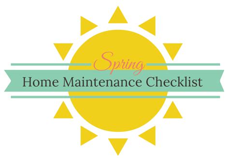 Spring Home Maintenance Checklist Ideal Service