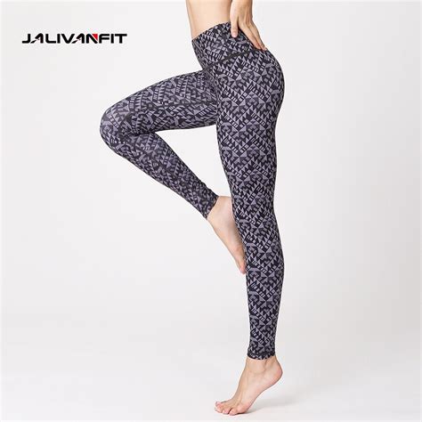 Women Elasticity Slim Yoga Pants Fitness Sport Leggings Hight Waist Breathable Soft Printed