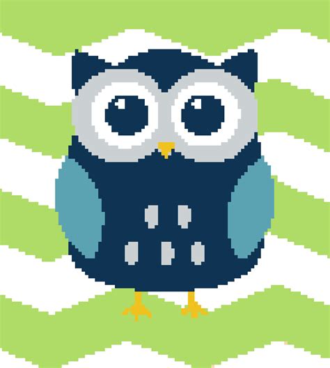 Cute Owl Graph Bundle By Celina86 Craftsy Cute Owl Pixel Crochet