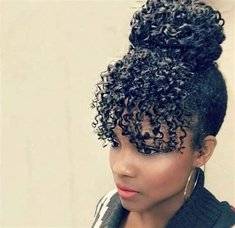 top 50 black natural hairstyles for medium length hair 2022 23 natural hair bun styles