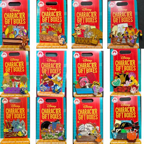 Complete Character T Boxes Disney Pin Collection Disney Pins Blog