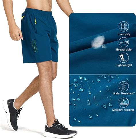 northyard men s athletic hiking shorts quick dry workout shorts 7 lightweight sports gym
