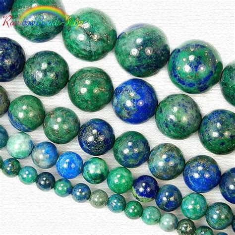 Natural Blue Green Chrysocolla Beads Gemstone Beads Stone Etsy