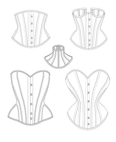 Multi Sized Free Corset Patterns In Easy To Download Digital Form