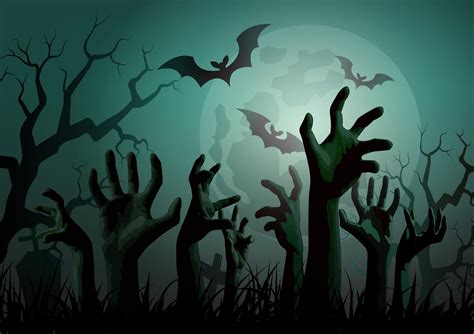 Illustration Of Halloween Zombie Party 585907 Vector Art At Vecteezy