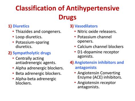 Ppt Antihypertensive Drugs Powerpoint Presentation Free Download